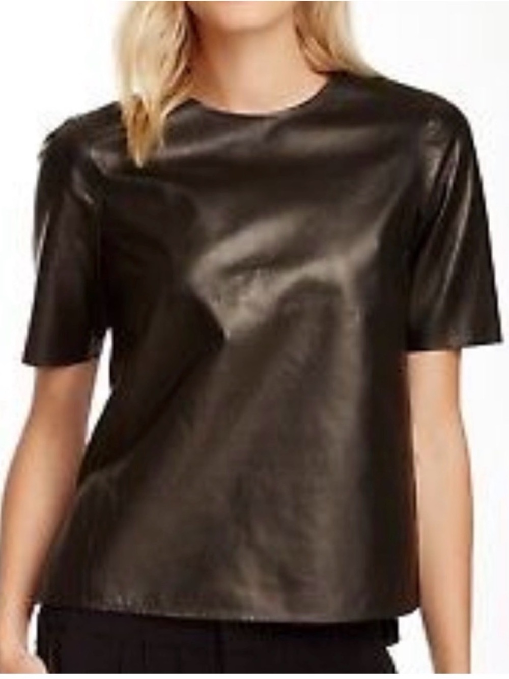 Vince black short sleeve top shirt. Women’s small - Picture 2 of 9